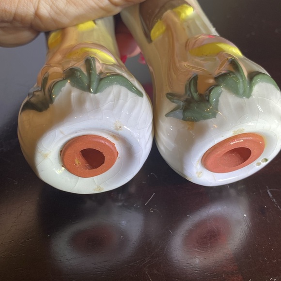 Vintage 70’s Mushroom Salt and Pepper Shaker Set, Art deco, MCM - Picture 4 of 6